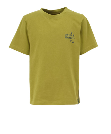クリフメイヤー（KRIFF MAYER）ジュニア 楽LUCK-Tシャツ ダイナソー J2444309:64:L/GREEN 速乾