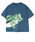 ゴースローキャラバン（GOSLOWCARAVAN）ブラックバスTシャツ 341917 BLU