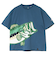 ゴースローキャラバン（GOSLOWCARAVAN）ブラックバスTシャツ 341917 BLU