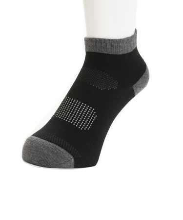セブゴルフ（SEV GOLF）ゴルフ 【疲れにくいソックス】高機能 SEVソックス アンクルタイプ 404SGSOX001 BKGY