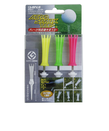 ダイヤ（DAIYA）エアロスパークティー エキストラロング 3本入り TE-409