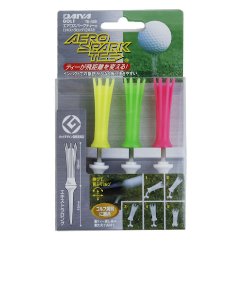 ダイヤ（DAIYA）エアロスパークティー エキストラロング 3本入り TE-409
