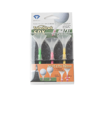ダイヤ（DAIYA）トマホークティーSPX (ゴルフ小物他) TE 505 トマホークティーSPX 3本入 2016年モデル