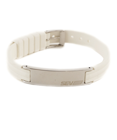 セブ（SEV）SEVラインブレスレット2 WH