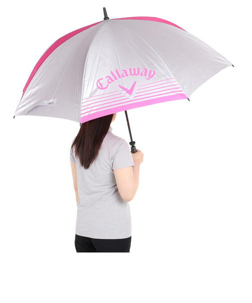 キャロウェイ（CALLAWAY）ゴルフ 傘 日傘 晴雨兼用 アンブレラ パラソル UV COLOR 67 19 5919210 PNK