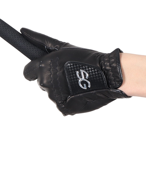 セブゴルフ(SEV GOLF)ゴルフ 【左手用皮革】ゴルフ (メンズゴルフグローブ)SEVG-006-BK