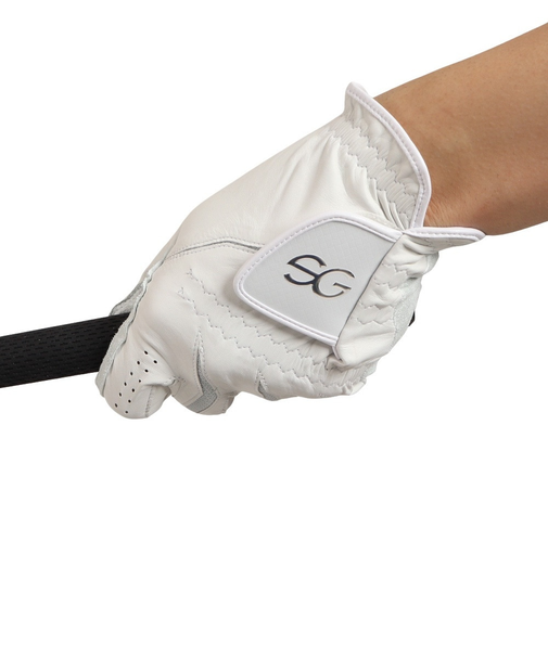 セブゴルフ(SEV GOLF)ゴルフ 【左手用人工】ゴルフ グローブ SEVG-007 WHGR (メンズゴルフグローブ)