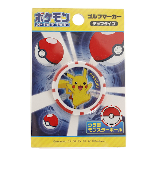 ポケモン（pokemon）ピカチュウ ゴルフマーカー チップタイプ PMMC001