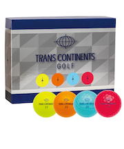 トランスコンチネンツ（TRANS CONTINENTS）ゴルフボール トランスコンチネンツ 1ダース(12個)ボール 4カラーアソート