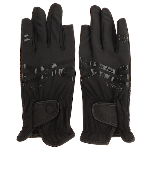 ハタチ（HATACHI）グラウンドゴルフ ウルトラストレッチグローブ ブラックML BH8028-09WE