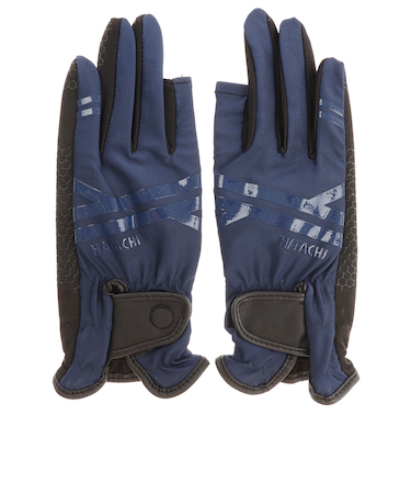 ハタチ（HATACHI）グラウンドゴルフ ウルトラストレッチグローブ ネイビーML BH8028-14WE