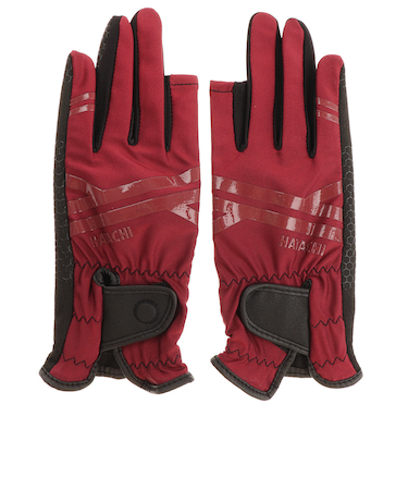 ハタチ（HATACHI）グラウンドゴルフ ウルトラストレッチグローブ ワインSM BH8028-66WC