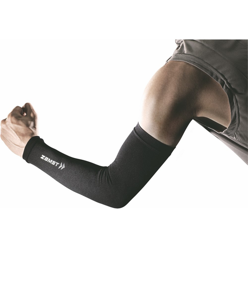 ザムスト(ZAMST)腕サポーター アームスリーブ 黒 SS~L 両腕入り UVカット