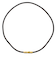 ファイテン（PHITEN）磁器チタンネックレス BULLET GLD 0219TG805153