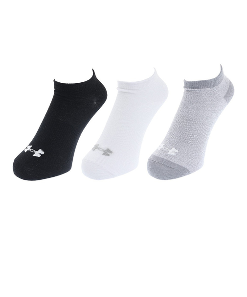 アンダーアーマー(UNDER ARMOUR)ノーショー 3足組ソックス 1359233 ASSORTED/ASSORTED ACC