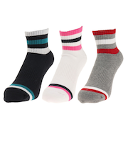 トミーアーマー(Tommy Armour)ゴルフ 抗菌防臭 3足組 ラインレギュラーソックス 408TA1OK8101