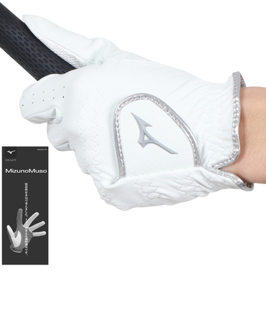 ミズノ（MIZUNO）ゴルフ 左手用 ゴルフ 手袋 ミズノムソウ 5MJML15101