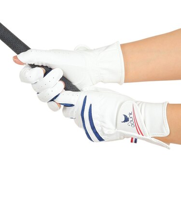 クランク（CLUNK）ゴルフ 両手用 ネイルフリー ゴルフグローブ CL5KWG12 WHT