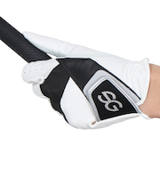 セブゴルフ（SEV GOLF）ゴルフ 左手用 ゴルフグローブ SEVG-009 WH/BK