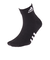 アディダス（adidas）ゴルフ アンクル丈 クッションソックス EMI05-GT5972ブラック
