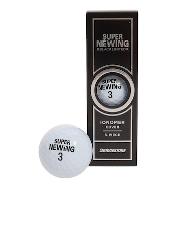 ゴルフボール スーパーニューイング ブラック リミテッド 3個入り 21SP NEWING BK LTD3 ZCWX 3P