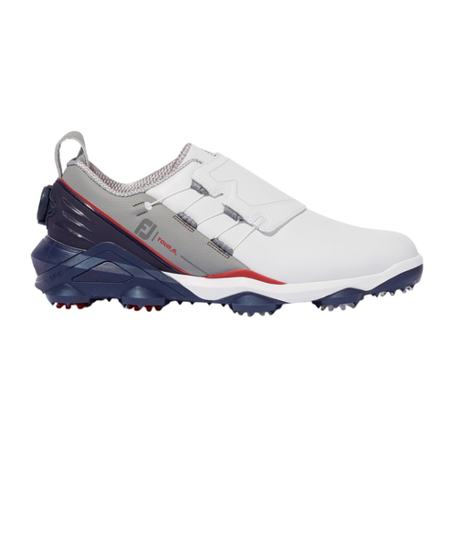 ツアーアルファ BOA スパイクシューズ 53375 W WT/NV/RD