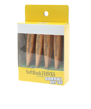 ホクシン(Hokushin)福岡ソフトバンクホークス 野球バット型ティー8P W21TEE003 8P