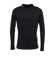 アンダーアーマー（UNDER ARMOUR）ゴルフウェア 抗菌防臭 インナー コールドギア フィッティド ロングスリーブ モックシャツ 1375334 001
