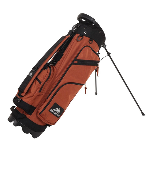 グレゴリー GREGORY キャディバッグ オレンジ 9型 6分割 ゴルフ グレゴリー（GREGORY）ゴルフ キャディバッグ スタンド式 9型 6分割