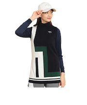 キャロウェイ（CALLAWAY）ゴルフウェア ブロックインターシャニットロングベスト C22219202-1120