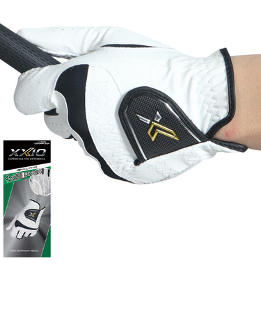 ゴルフ 左手用 ゼクシオ グローブ シリコン WH GGG-X018 WHT