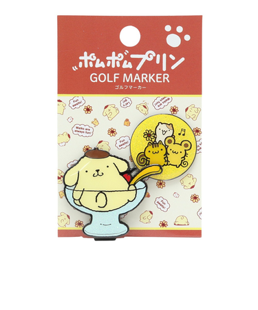ホクシン（Hokushin）ポムポムプリン ゴルフマーカー PPM001