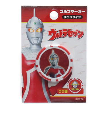 ホクシン（Hokushin）ウルトラマンセブン ゴルフマーカー チップタイプ UMMC002