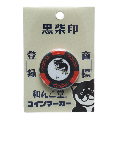 ホクシン（Hokushin）和んこ堂 ゴルフマーカー チップタイプ MK0223 RD
