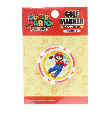 ホクシン（Hokushin）マリオ スーパーマリオ ゴルフマーカー チップタイプ SMMC1