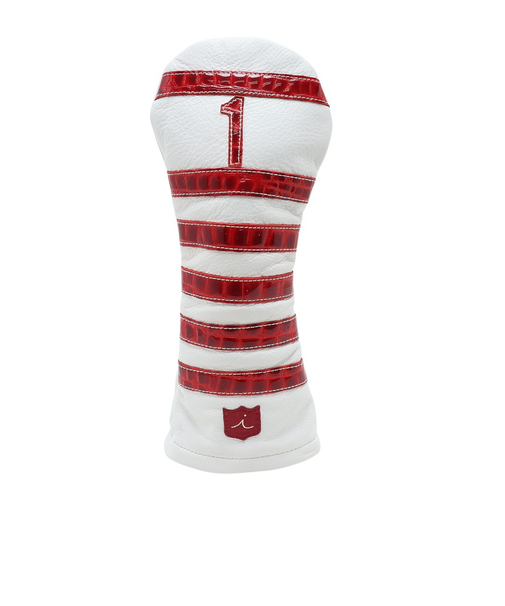 ゴルフ ヘッドカバー ドライバー用 WHITE+PATENT BRITISH DE-2230006