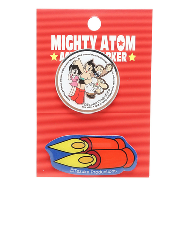 ホクシン（Hokushin）鉄腕アトム アクリルマーカー シルバー ACMK002 テツワンアトムクリップMK WH
