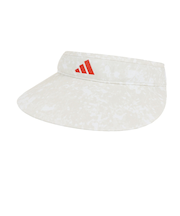 アディダス（adidas）ゴルフ 吸湿 幅広つば ワイドブリム グラフィックバイザー EEU05-HS5466 WH/GY