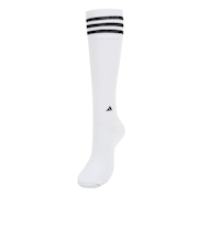 アディダス（adidas）ゴルフ ひざ丈 スリーストライプ クッションソックス MGR63-HT5773 WH/BK