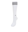 アディダス（adidas）ゴルフ ひざ丈 スリーストライプ クッションソックス MGR63-HT5773 WH/BK
