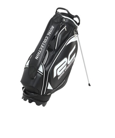 ロイヤルコレクション（ROYALCOLLECTION）ゴルフ キャディバッグ スタンド式 9.5型 5分割 RCCB-2111 BLK RCA21CB0006…