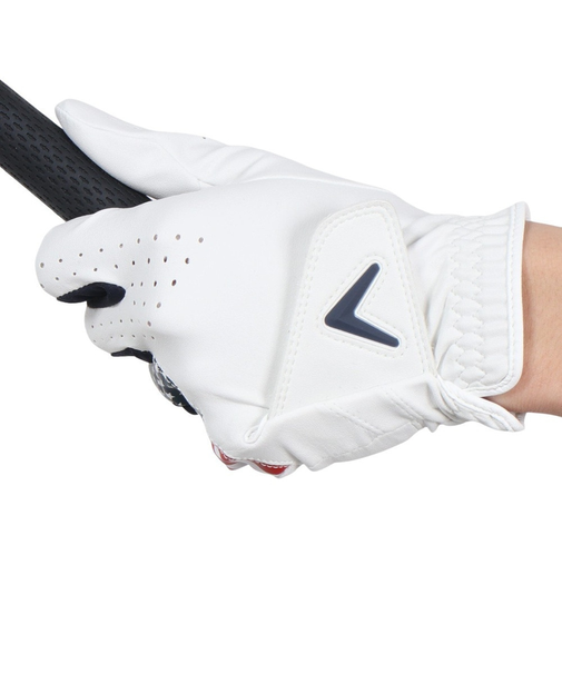 キャロウェイ(CALLAWAY)ゴルフ 左手用 シェブ グローブ JM WH