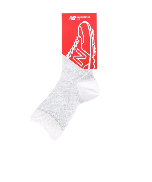 ニューバランス（new balance）ゴルフ フラワーレース ソックス 012-3186501-030