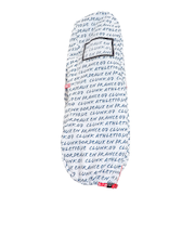 クランク(CLUNK)ゴルフ トラベルカバー キャディバッグカバー 撥水 収納袋付 BRUSHシリーズ CL5PGZ05 WHT