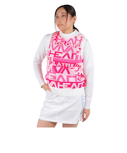 ビバハート（VIVA HEART）ゴルフウェア 撥水ロゴJQニットベスト 012-48270-073