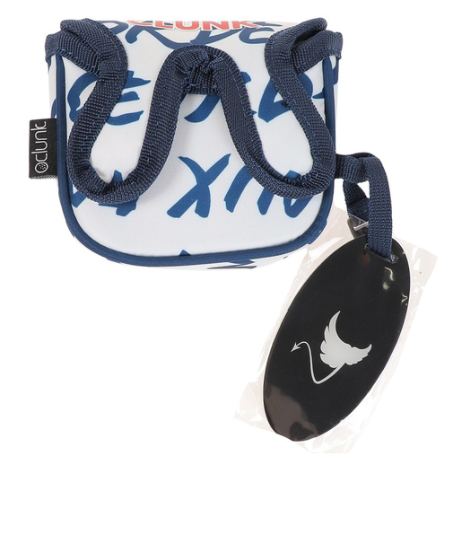 クランク（CLUNK）ゴルフ マレット型 パター用 ヘッドカバー BRUSHシリーズ CL5PNB17 WHT