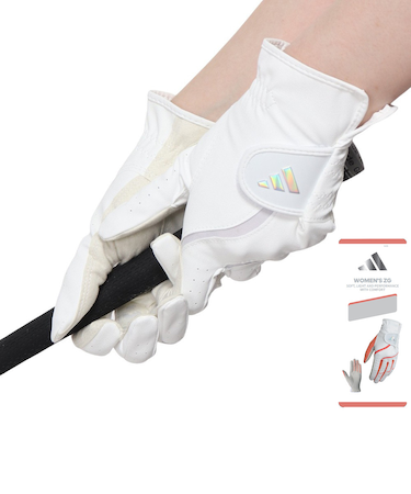 アディダス（adidas）両手用 ZG ペアグローブ NMH46-HT6823 WH/GY