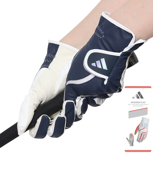 アディダス（adidas）両手用 ZG ペアグローブ NMH46-HT6825 NV/WH