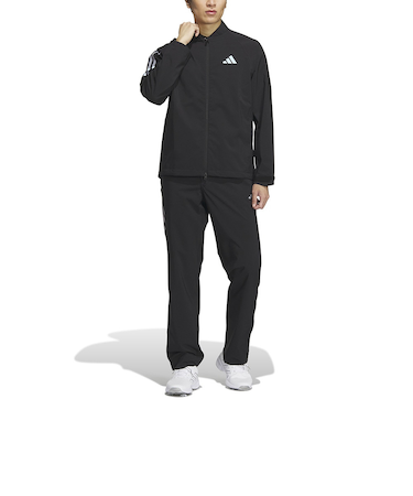 アディダス（adidas）ゴルフウェア レインウェア RAIN.RDY レインスーツ セットアップ 上下セット EAT92-HS9978 BK