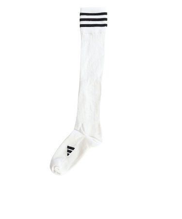 アディダス（adidas）ゴルフ ニーハイ スリーストライプス クッションソックス MGR61-HT5767WH/BK